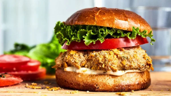 Burger au Poulet Dijon